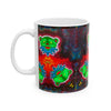 Triple Dancing Bears Tie-Dye Ceramic Mug | JamminOn