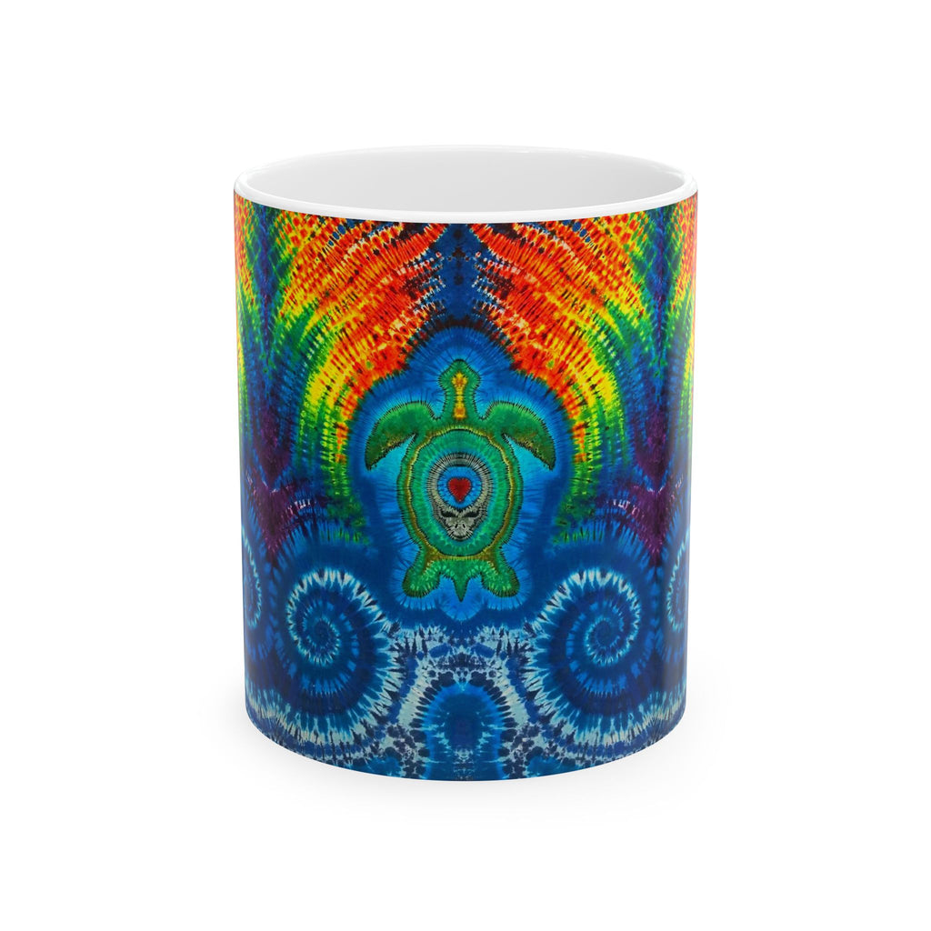 Honu the Hawaiian Sea Turtle Tie-Dye Ceramic Mug | JamminOn