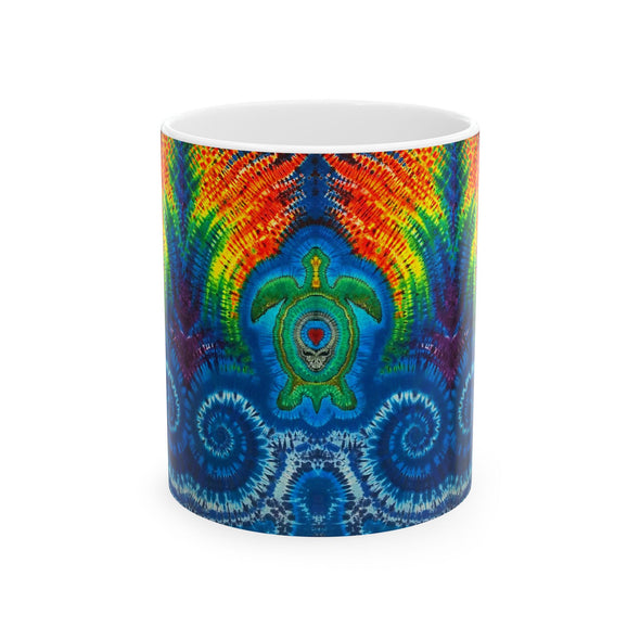 Honu the Hawaiian Sea Turtle Tie-Dye Ceramic Mug | JamminOn