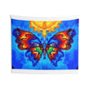 Blue Moth Tie-Dye Psychedelic Wall Tapestry | JamminOn