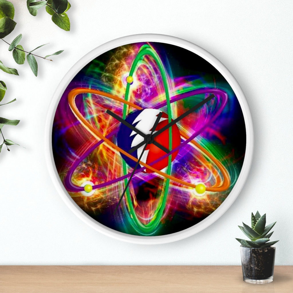 Psychedelic Tie-Dye Wall Clock | JamminOn Festival Home Decor