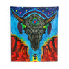 Buffalo Skull Tie-Dye Wall Tapestry | JamminOn