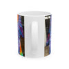 Orange Bear Radial Psychedelic Tie-Dye Coffee Mug | JamminOn