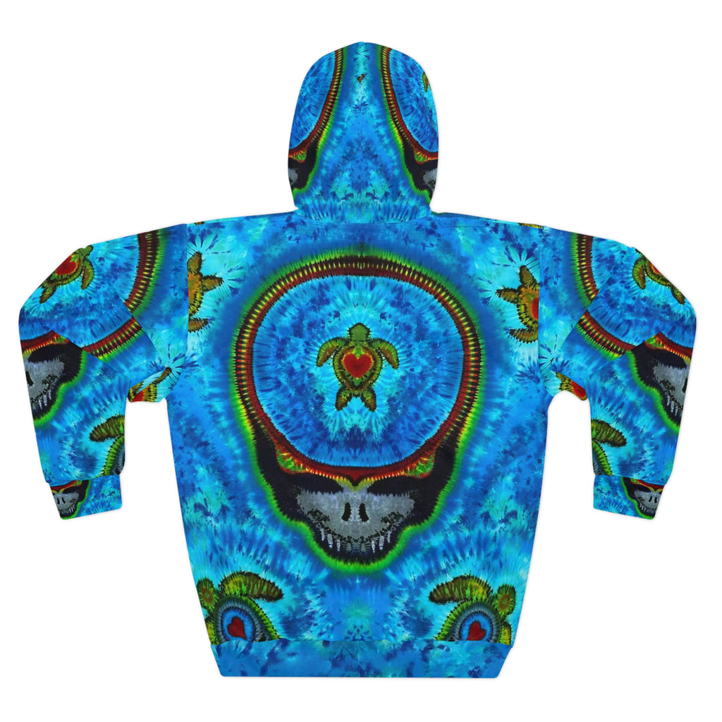 Stealie Sea Turtle Mandala Tie-Dye AOP Hoodie | JamminOn
