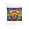 Rainbow Dragonfly Tie-Dye Wall Tapestry | JamminOn