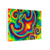 Om Symbol Rainbow Tie-Dye Canvas Print | JamminOn