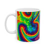 Om Symbol Rainbow Tie-Dye Ceramic Mug | JamminOn
