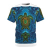 Sea Turtle Family Mandala Tie-Dye AOP Shirt - JamminOn