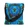 Stealie Turtle Mandala Tie-Dye Tote Bag | JamminOn