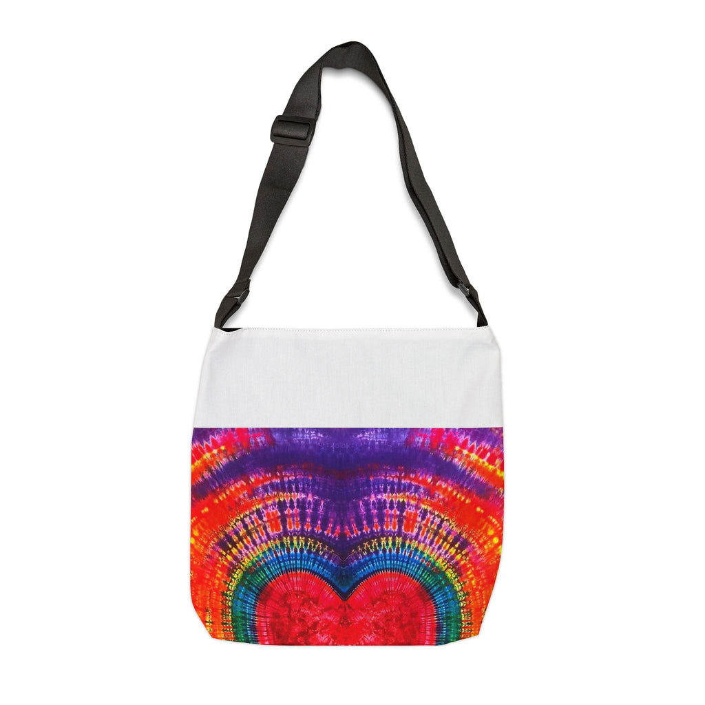 Rainbow Heart Tie-Dye Tote Bag | JamminOn