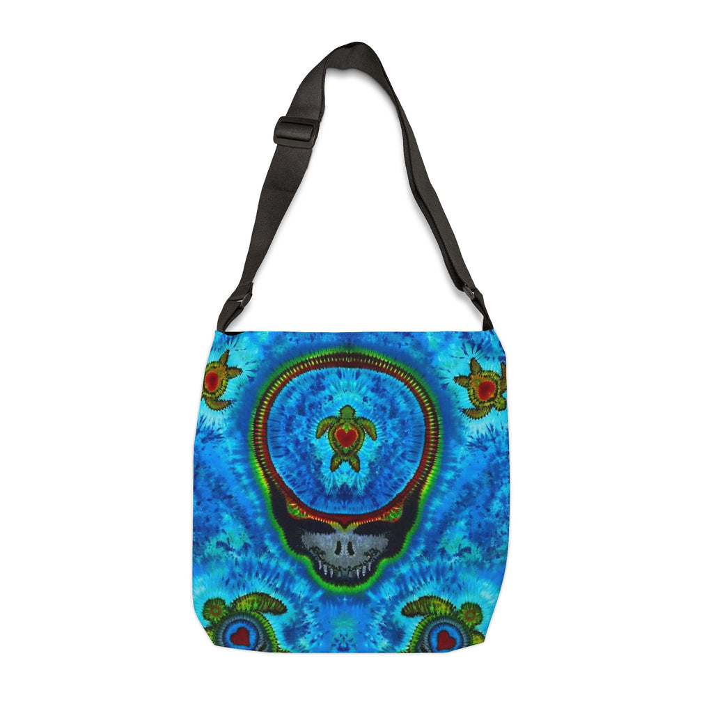 Stealie Turtle Mandala Tie-Dye Tote Bag | JamminOn