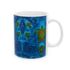 Sea Turtle Family Tie-Dye Ceramic Mug | JamminOn