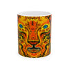 Rasta Lion Tie-Dye Ceramic Mug | JamminOn