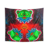 Triple Dancing Bears Tie-Dye Wall Tapestry | JamminOn