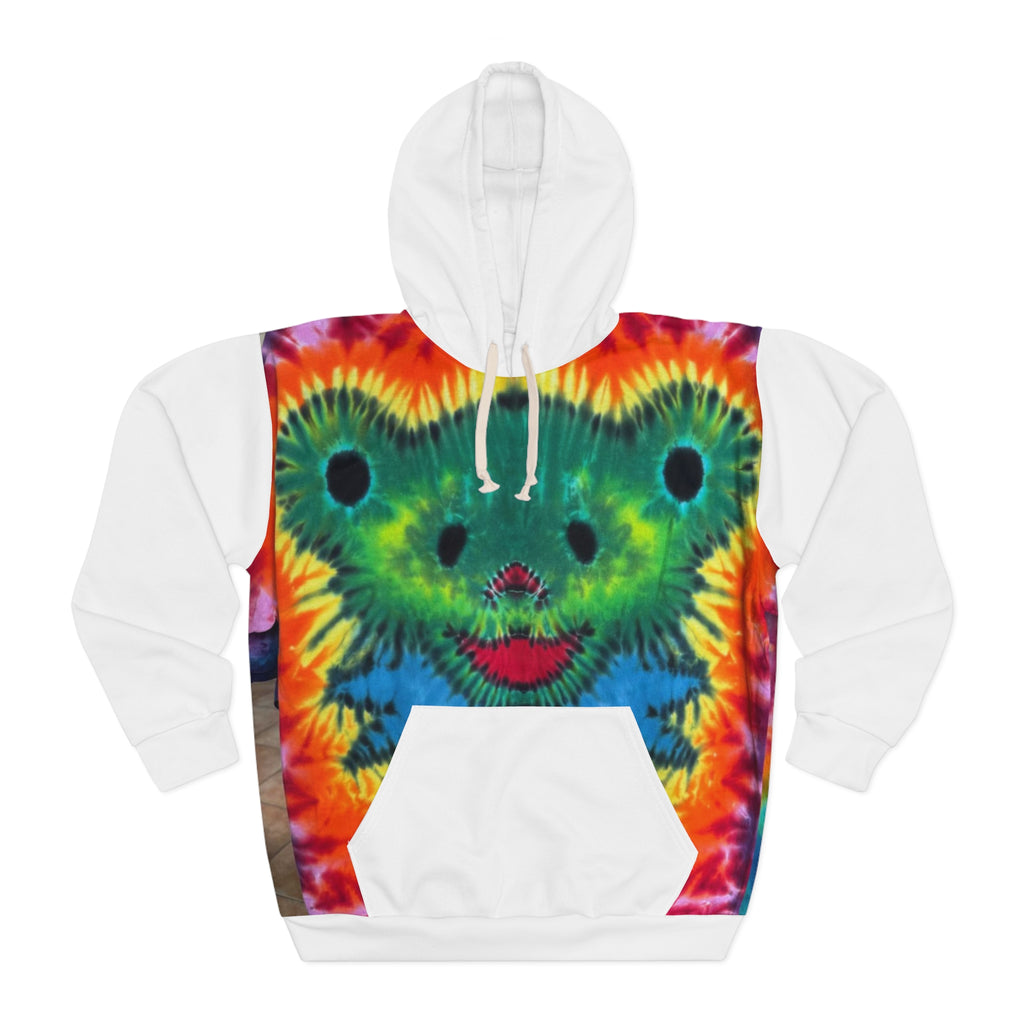Rainbow Bear Full Spectrum Tie-Dye AOP Hoodie | JamminOn