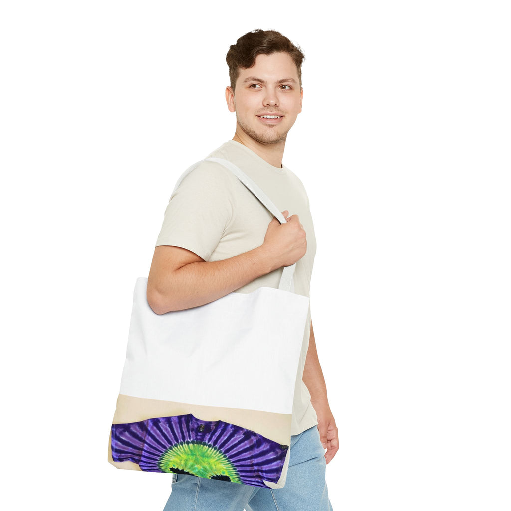 Alien Starburst Psychedelic Tie-Dye Tote Bag | JamminOn