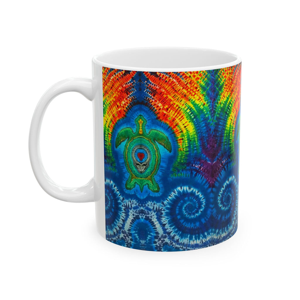 Honu the Hawaiian Sea Turtle Tie-Dye Ceramic Mug | JamminOn