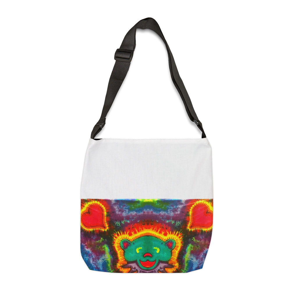 Bear and Mushroom Tie-Dye Tote Bag | JamminOn