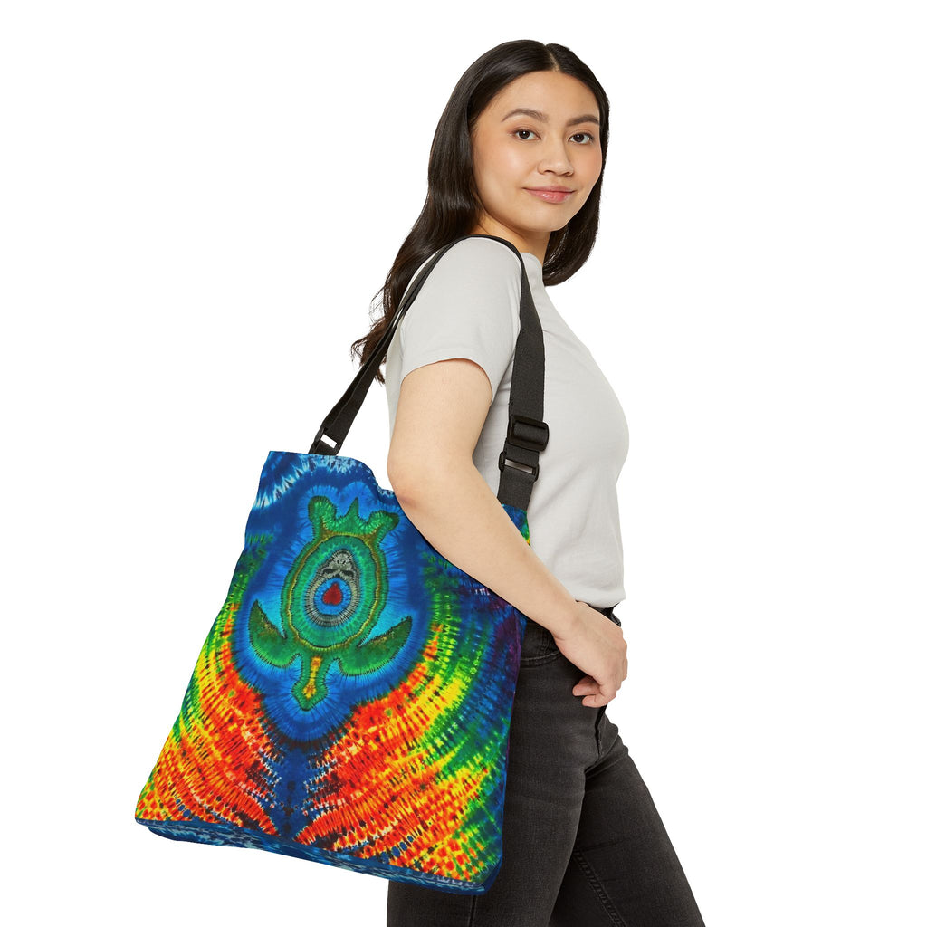 Honu The Hawaiian  Sea Turtle Tie-Dye Tote Bag | JamminOn