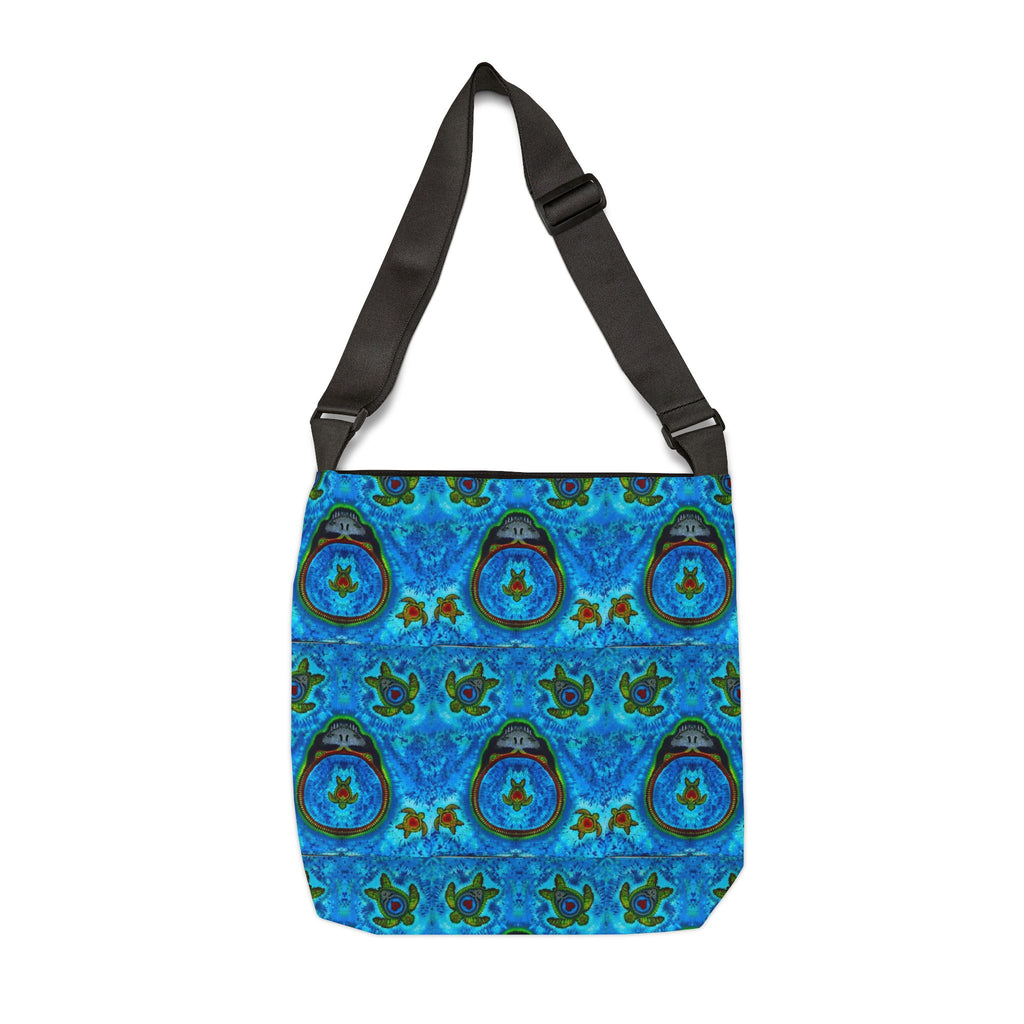 Peace Sign Fire Tie-Dye Tote Bag | JamminOn