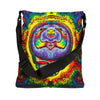 Stealie Skull Bear Heart Tie-Dye Tote Bag | JamminOn