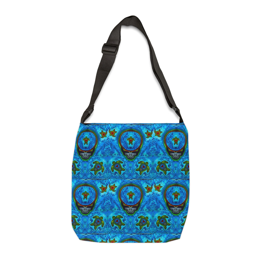 Peace Sign Fire Tie-Dye Tote Bag | JamminOn
