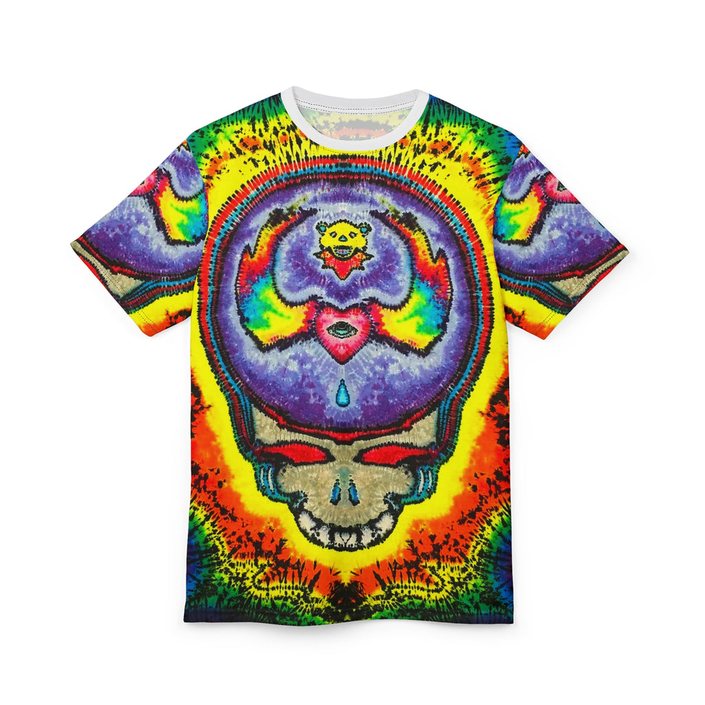 Stealie Skull Bear Heart Tie-Dye AOP Shirt | JamminOn
