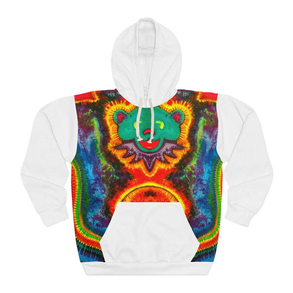 Bear & Mushroom Tie-Dye AOP Hoodie | JamminOn
