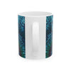 Cosmic Bear Hearts Psychedelic Tie-Dye Coffee Mug | JamminOn