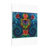 Cosmic Bear Hearts Tie-Dye Wall Art Canvas Print | JamminOn