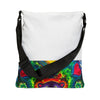 Purple Dancing Bear Hearts Tie-Dye Tote Bag | JamminOn