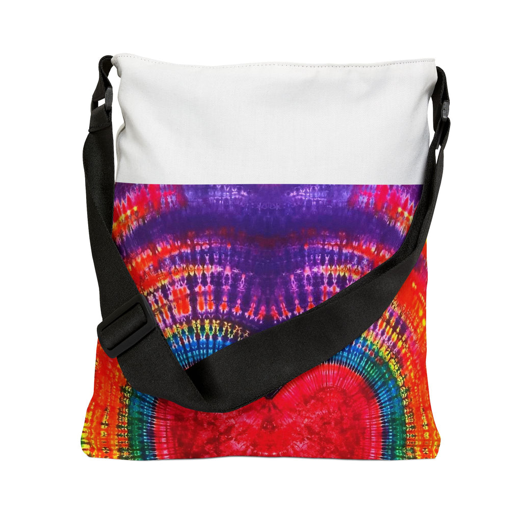 Rainbow Heart Tie-Dye Tote Bag | JamminOn