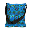Peace Sign Fire Tie-Dye Tote Bag | JamminOn
