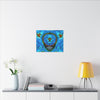 Stealie Turtle Mandala Tie-Dye Canvas Print | JamminOn