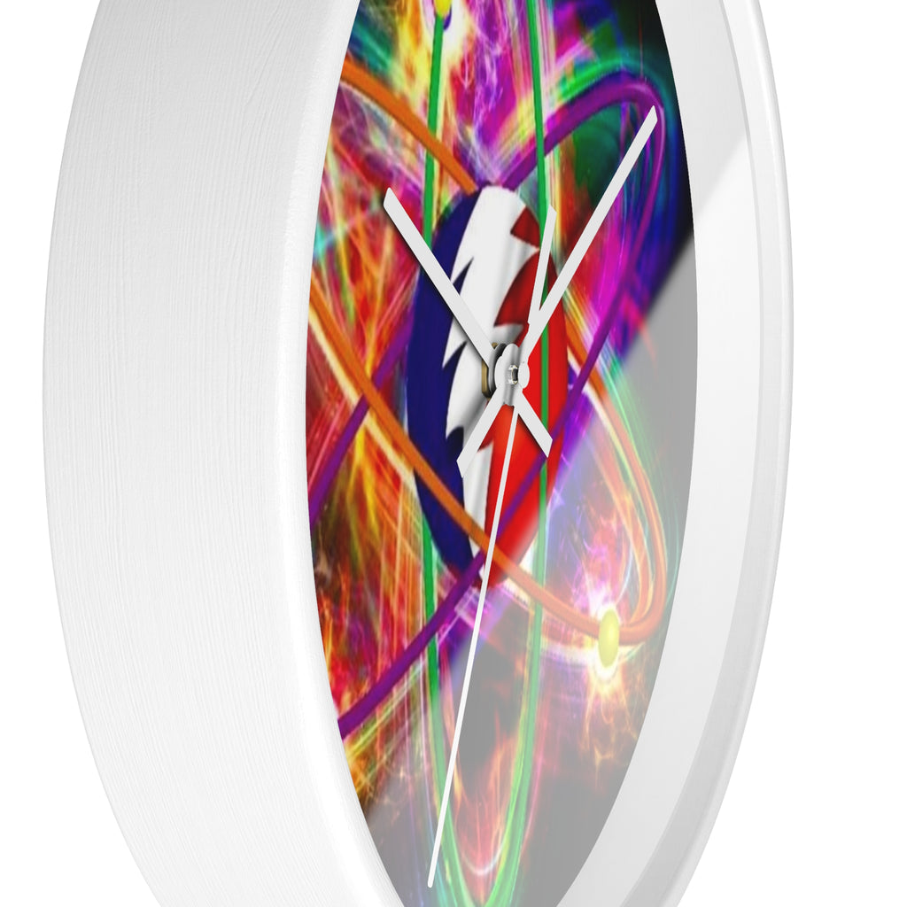 Psychedelic Tie-Dye Wall Clock | JamminOn Festival Home Decor