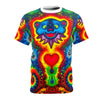Blue Bear Heart Tie-Dye AOP Shirt | JamminOn