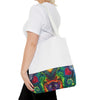 Dancing Bear Rainbow Hearts Psychedelic Tie-Dye Tote Bag | JamminOn