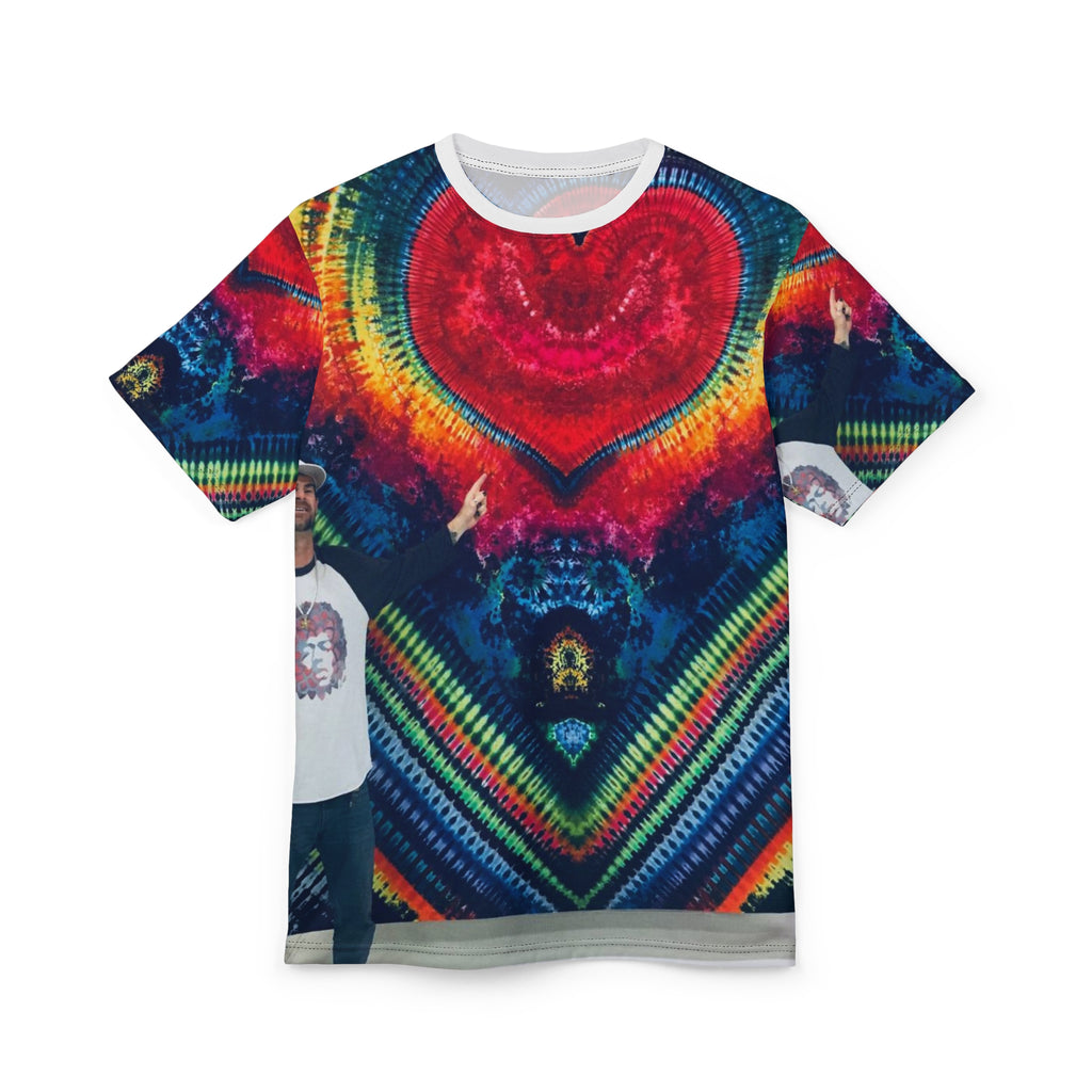 Rainbow Heart Tie-Dye AOP Shirt - JamminOn