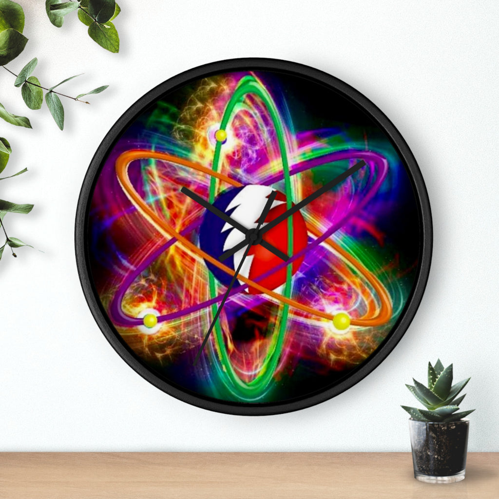 Psychedelic Tie-Dye Wall Clock | JamminOn Festival Home Decor