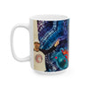 Cosmic Bear Mandala Psychedelic Tie-Dye Coffee Mug | JamminOn
