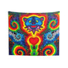 Blue Bear Heart Tie-Dye Wall Tapestry | JamminOn