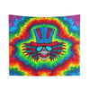 Top Hat Skull Starburst Tie-Dye Tapestry | JamminOn
