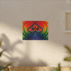Psychedelic Mushroom Mandala Tie-Dye Canvas Print | JamminOn