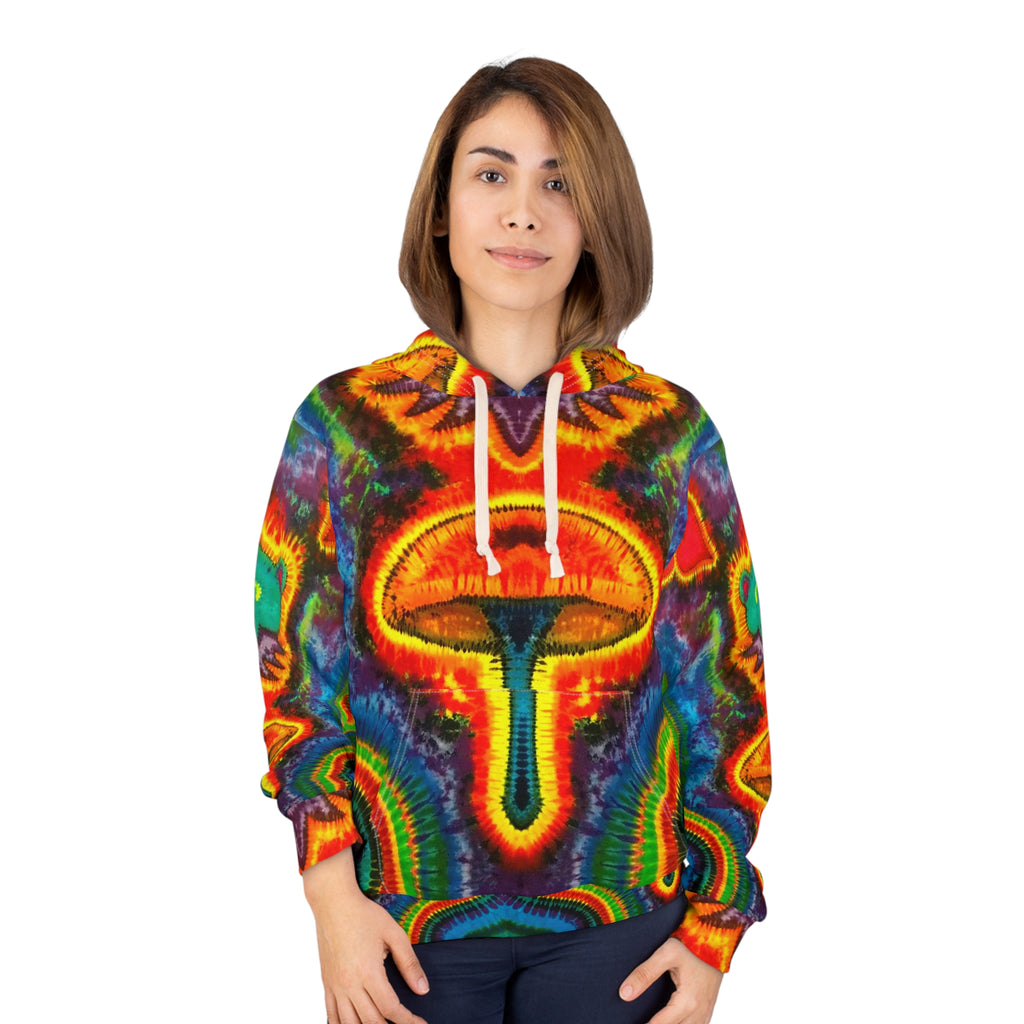 Bears and Mushrooms Tie-Dye AOP Hoodie | JamminOn