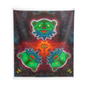 Triple Bear Glow Tie-Dye Wall Tapestry | JamminOn
