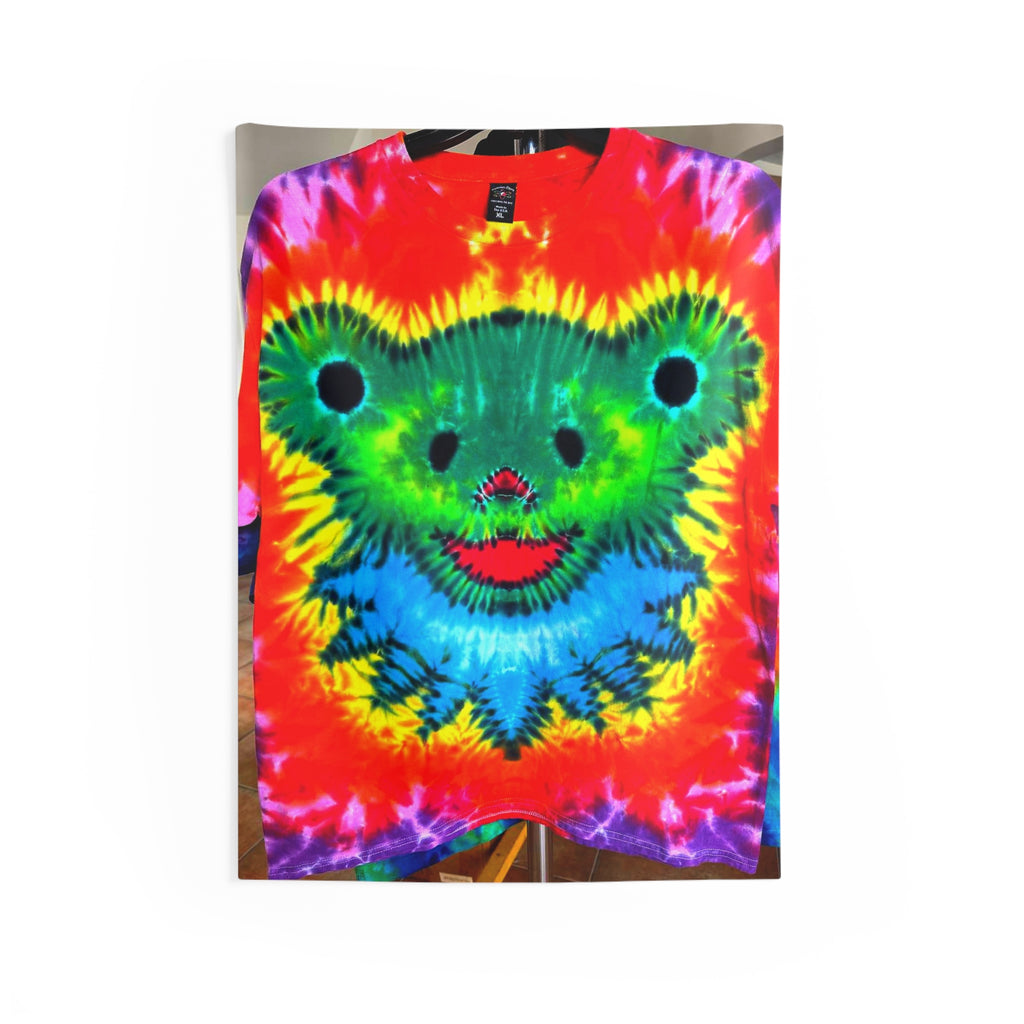 Rainbow Bear Full Spectrum Tie-Dye Wall Tapestry | JamminOn