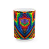 Purple Bear Chevron Tie-Dye Ceramic Mug | JamminOn