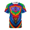 Purple Bear Chevron Tie-Dye AOP Shirt | JamminOn