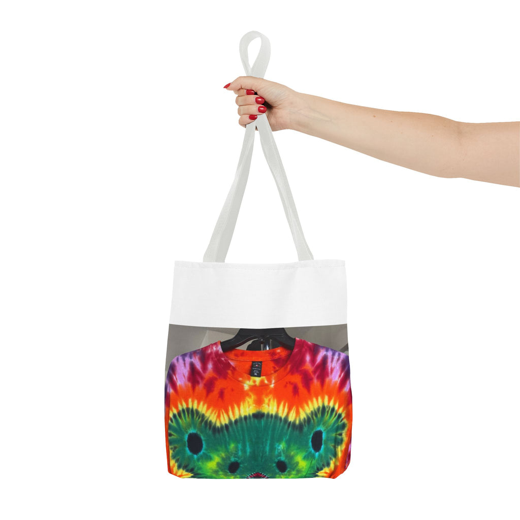 Rainbow Bear Full Spectrum Psychedelic Tie-Dye Tote Bag | JamminOn
