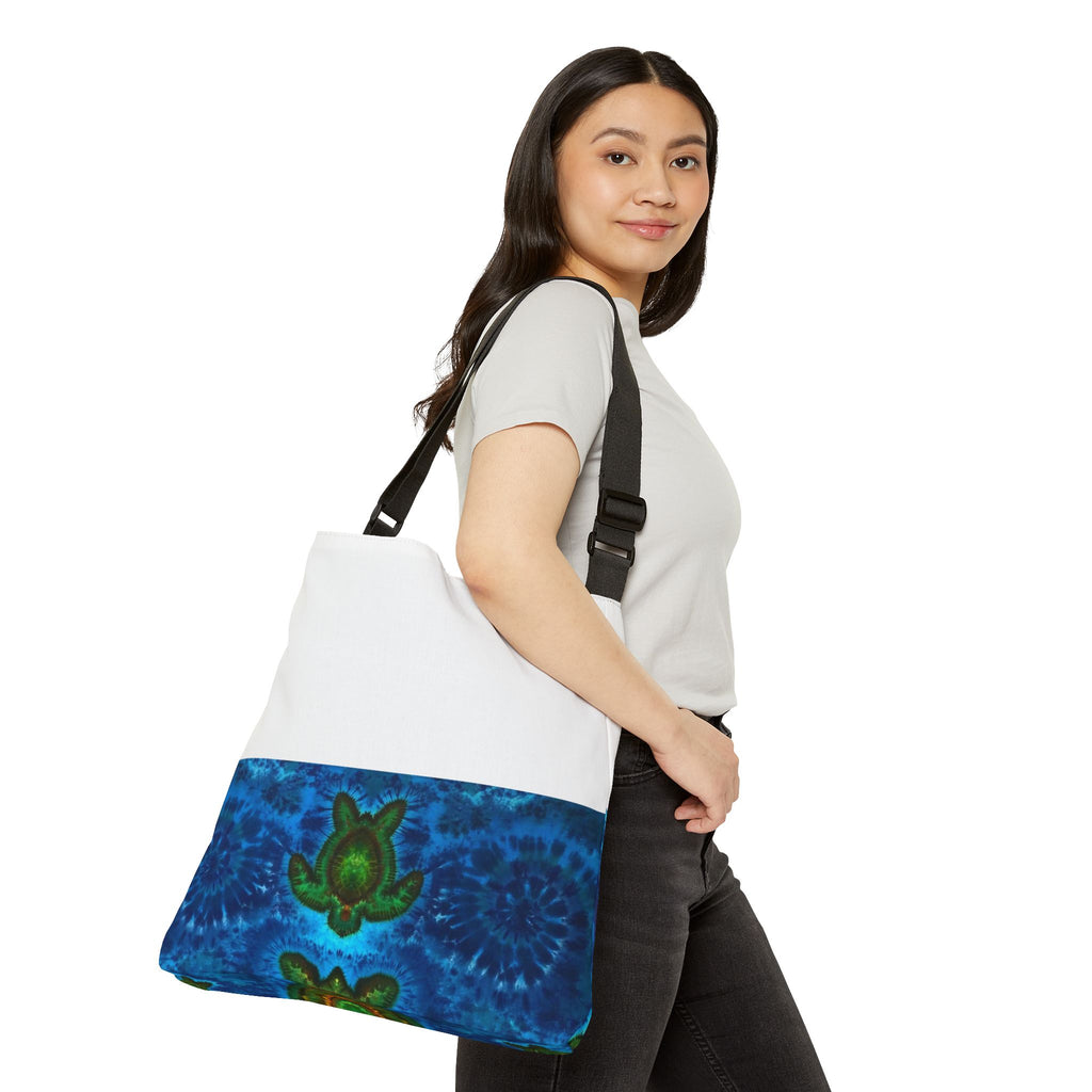 Sea Turtle Family Tie-Dye Tote Bag | JamminOn